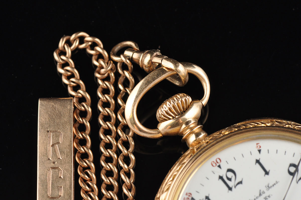 Illinois Watch Company 14K Yellow Gold Pocket Watch EBTH