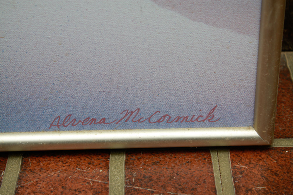 Desert Landscape Painting by Virginia Artist Alvena McCormick EBTH