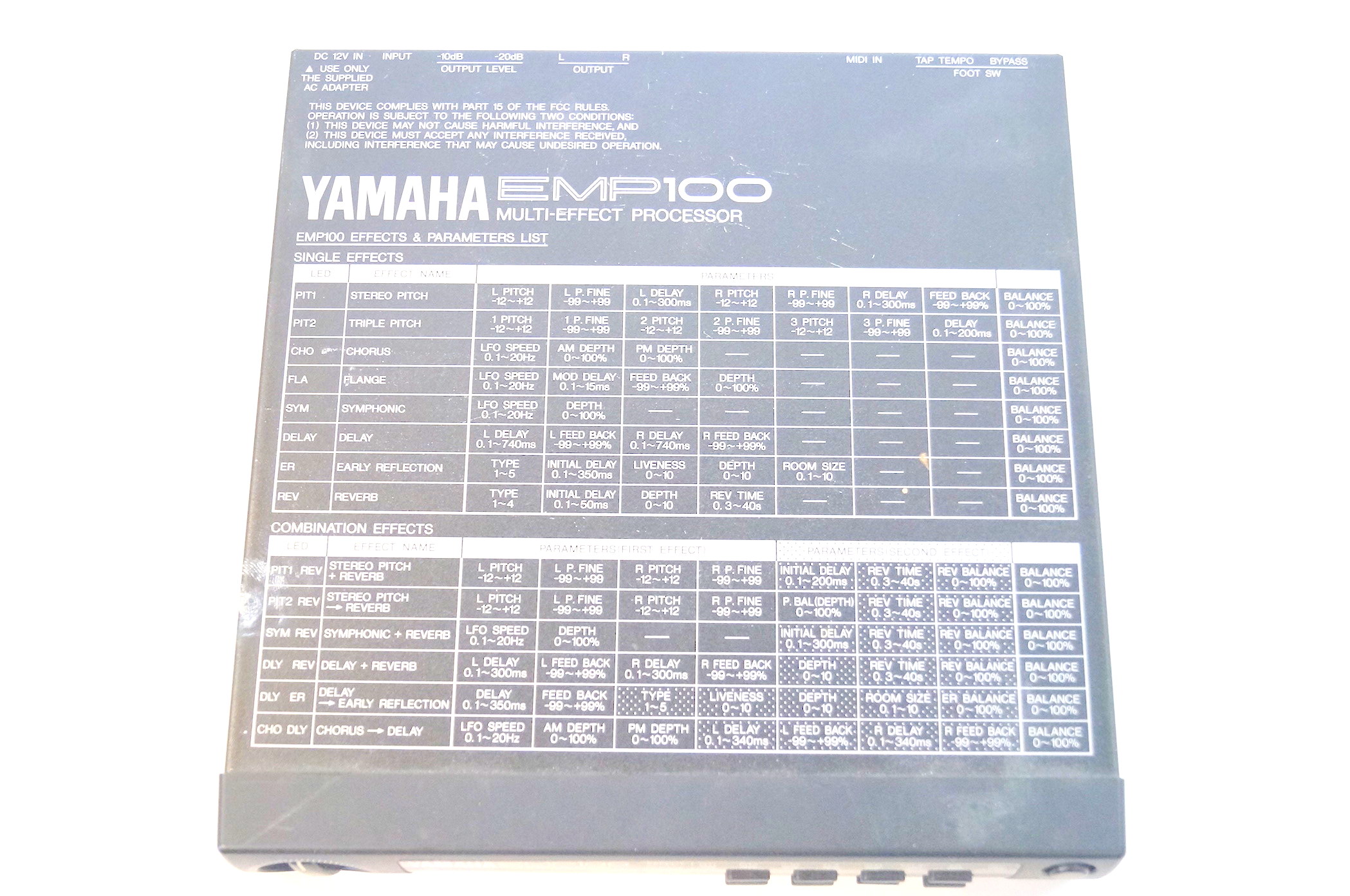 Yamaha MultiEffect Processor EBTH