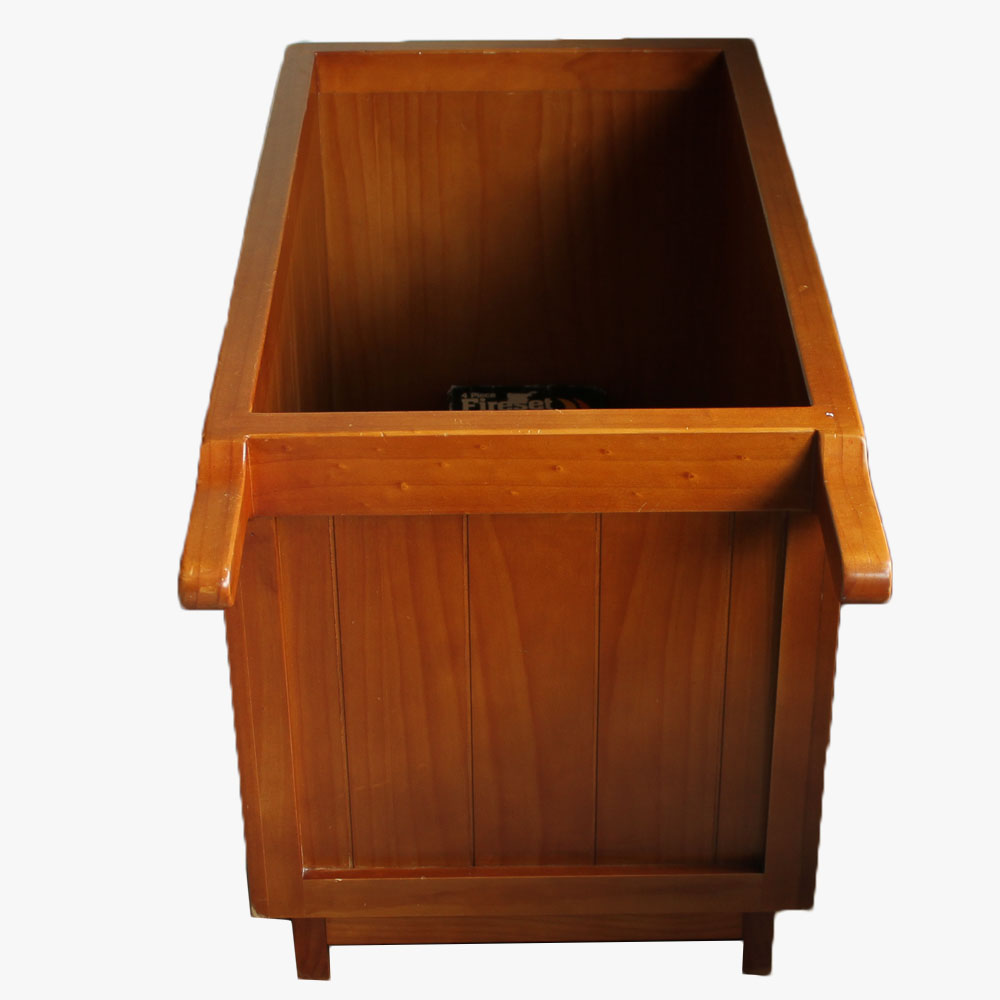 Pottery Barn Wooden Toy Storage Box with Handles EBTH