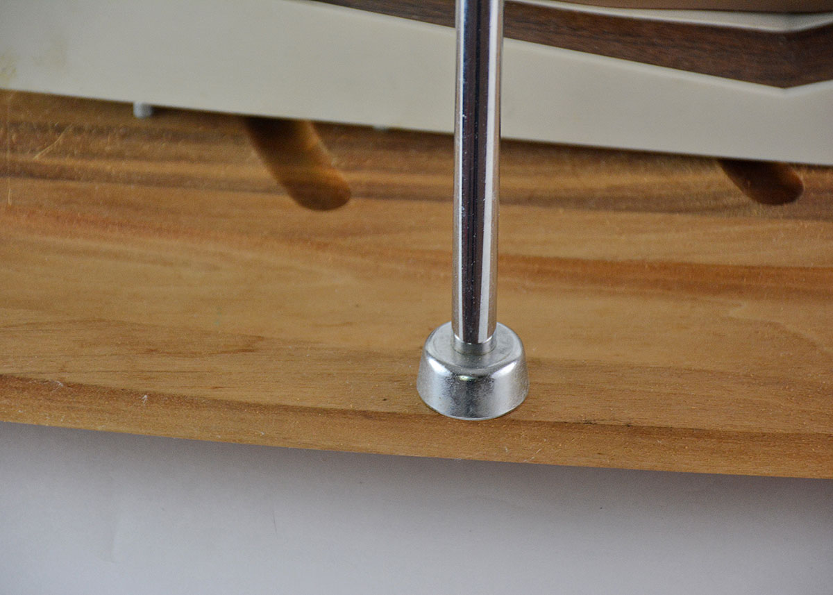 Vintage Wood Meat Carving Board With Spikes and Electric Knife EBTH