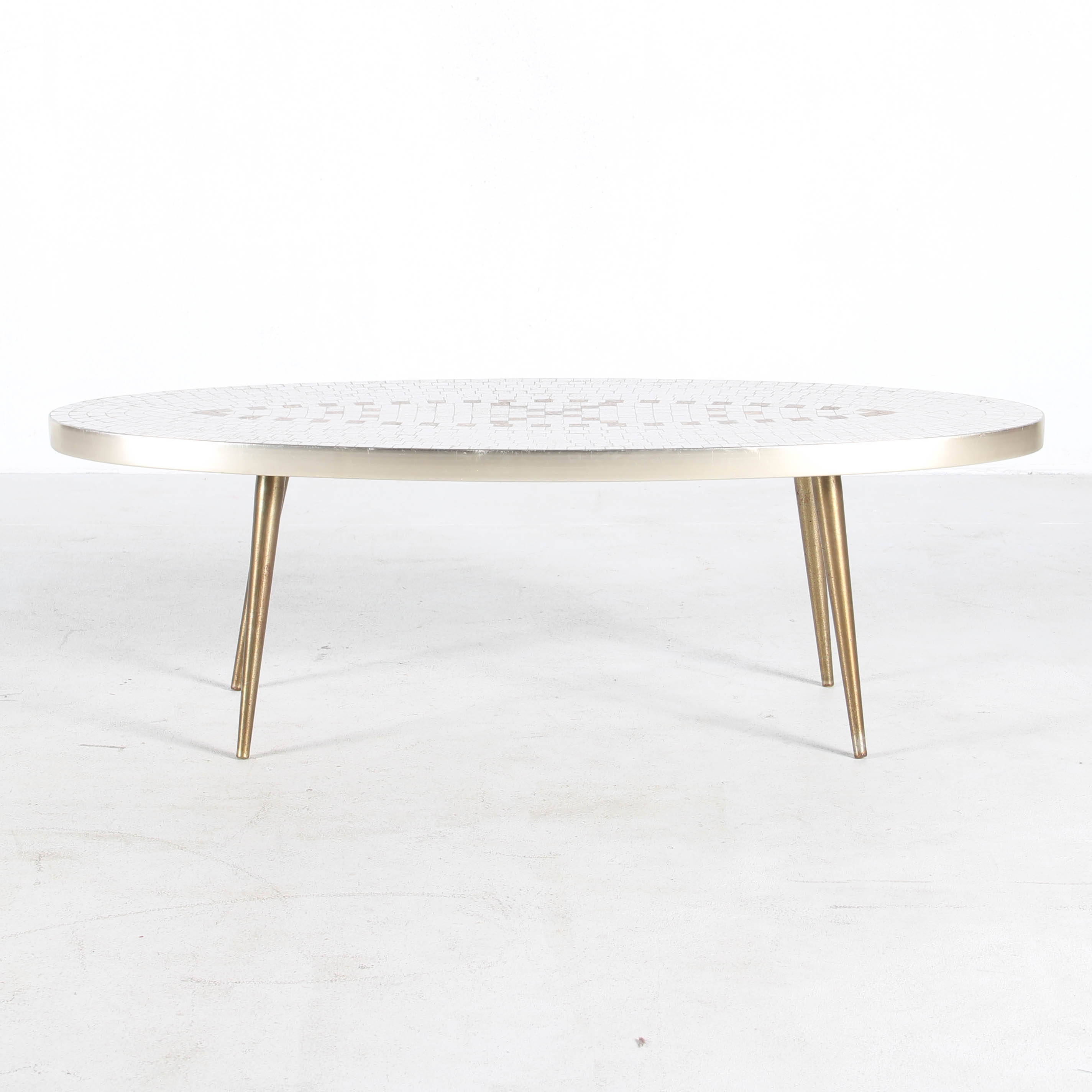 Vintage Tile Top Coffee Table EBTH