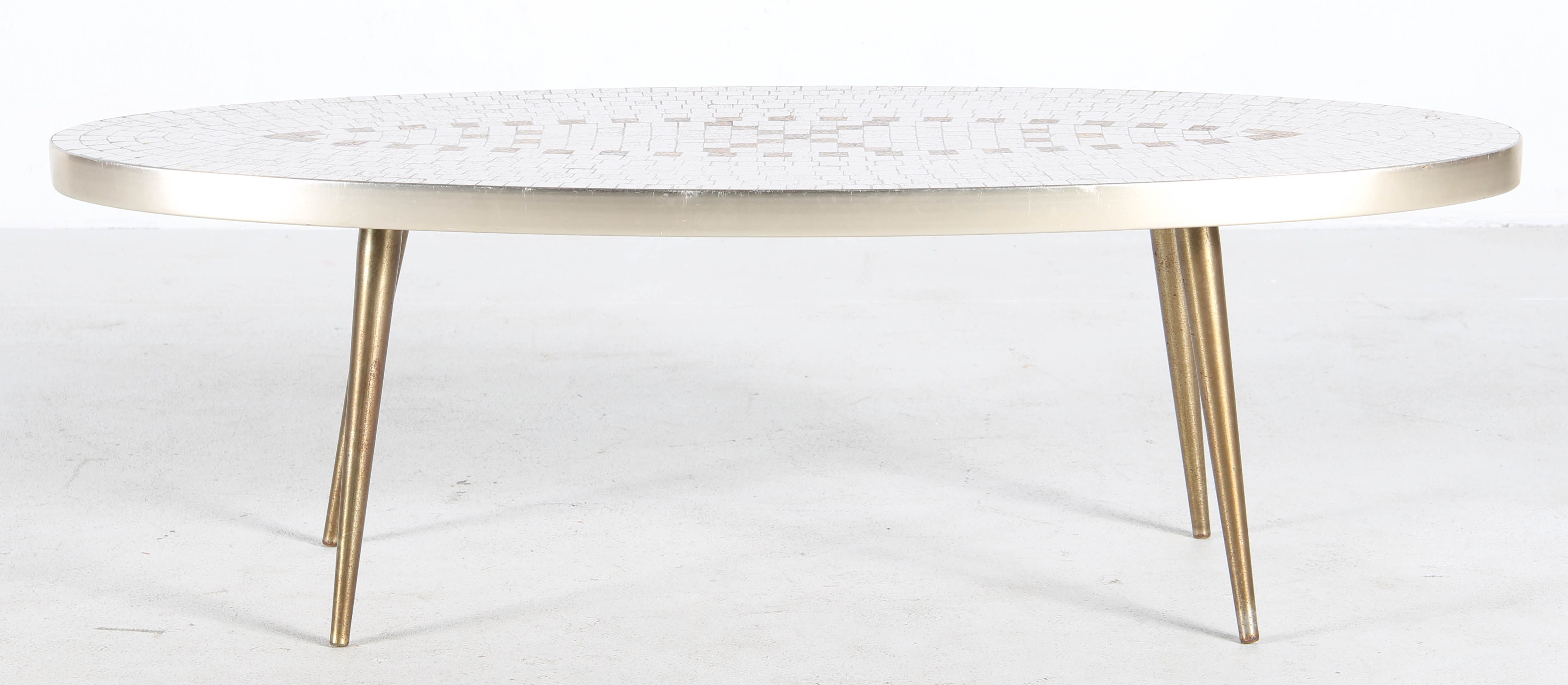 Vintage Tile Top Coffee Table EBTH