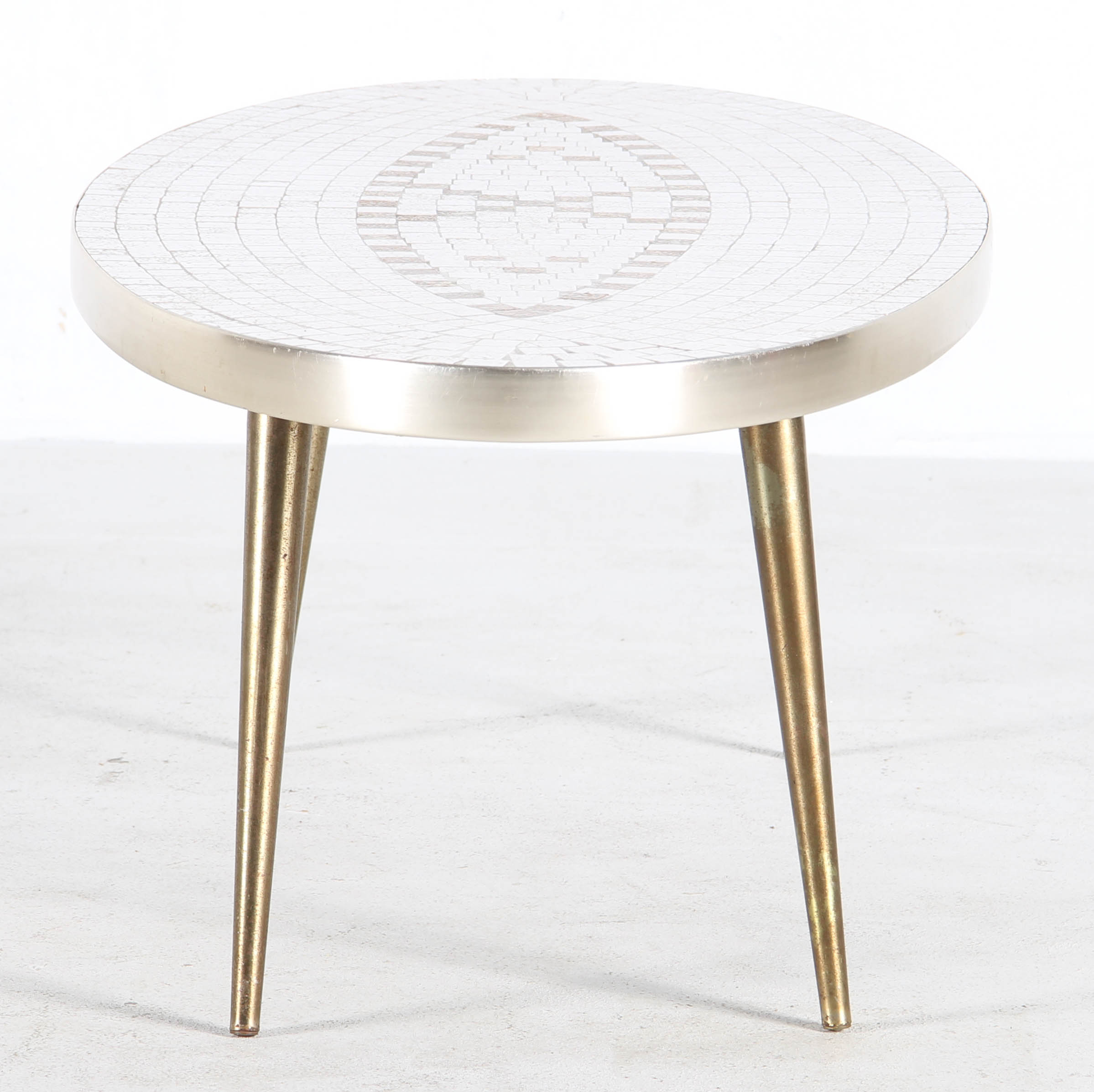 Vintage Tile Top Coffee Table EBTH