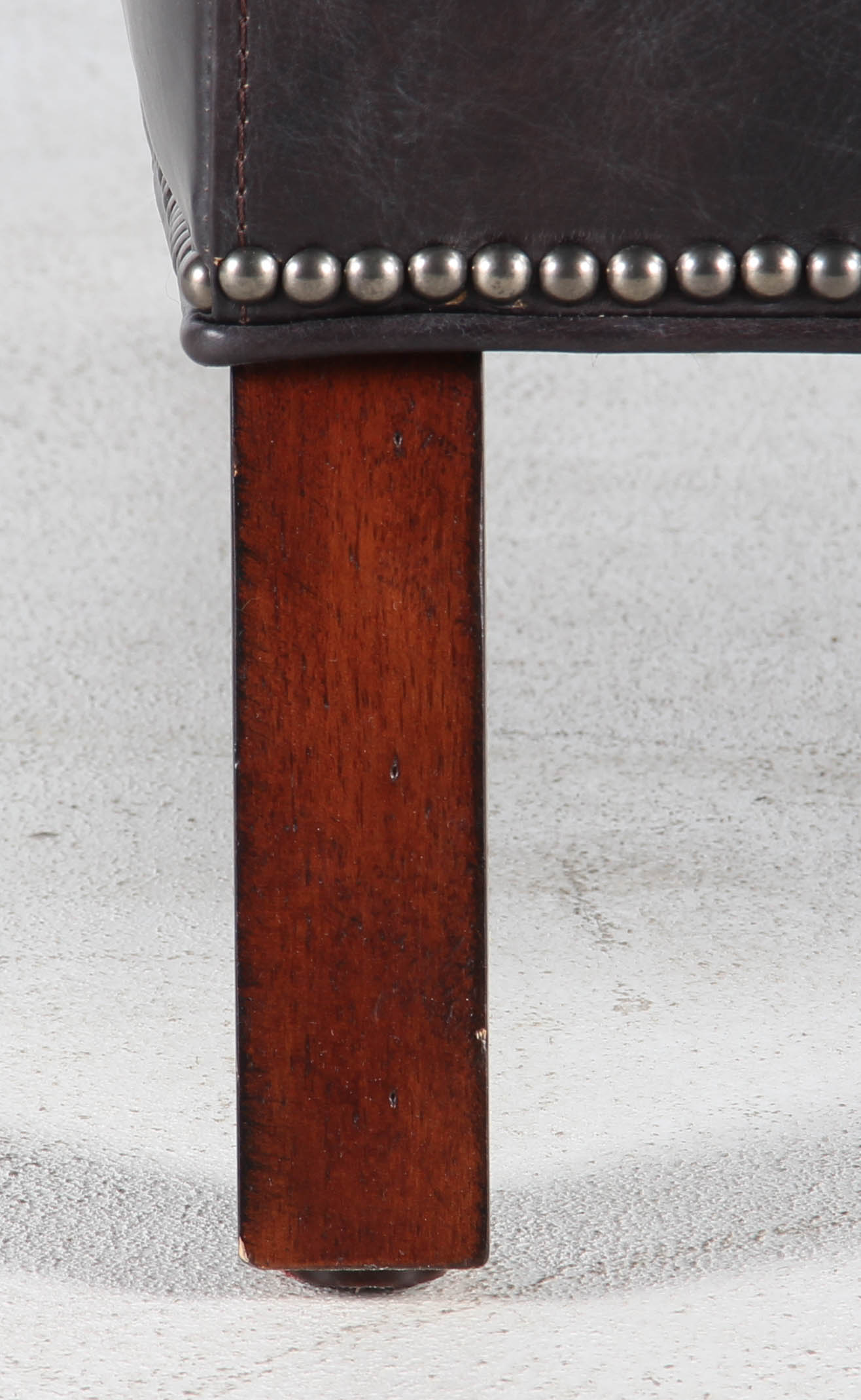 Henredon Tufted Leather Chair EBTH