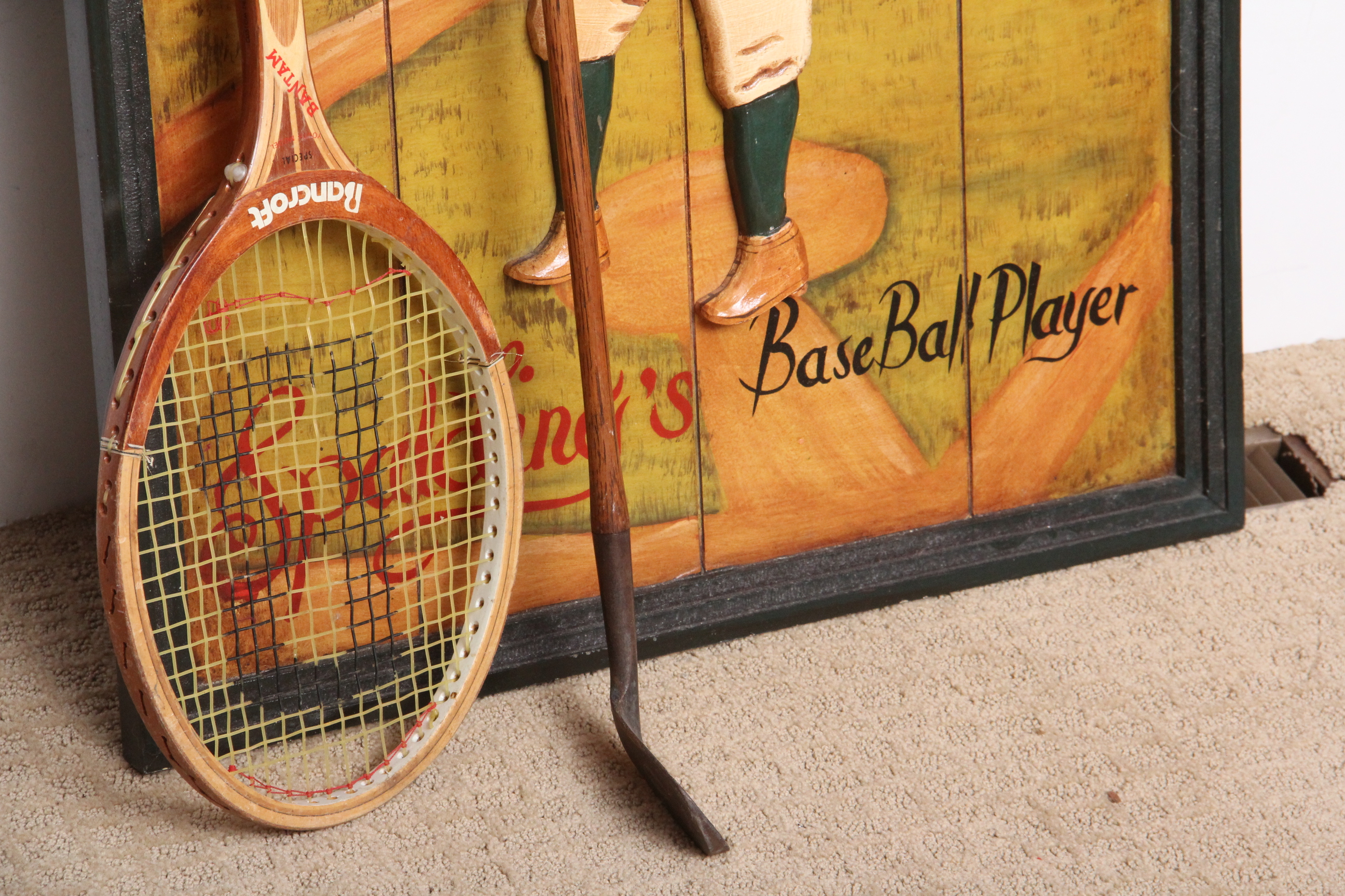 Vintage Style Sports Decor Group EBTH