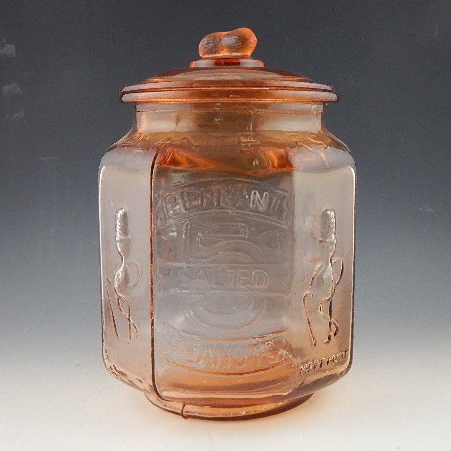 Planters Mr. Peanut Glass Jar EBTH