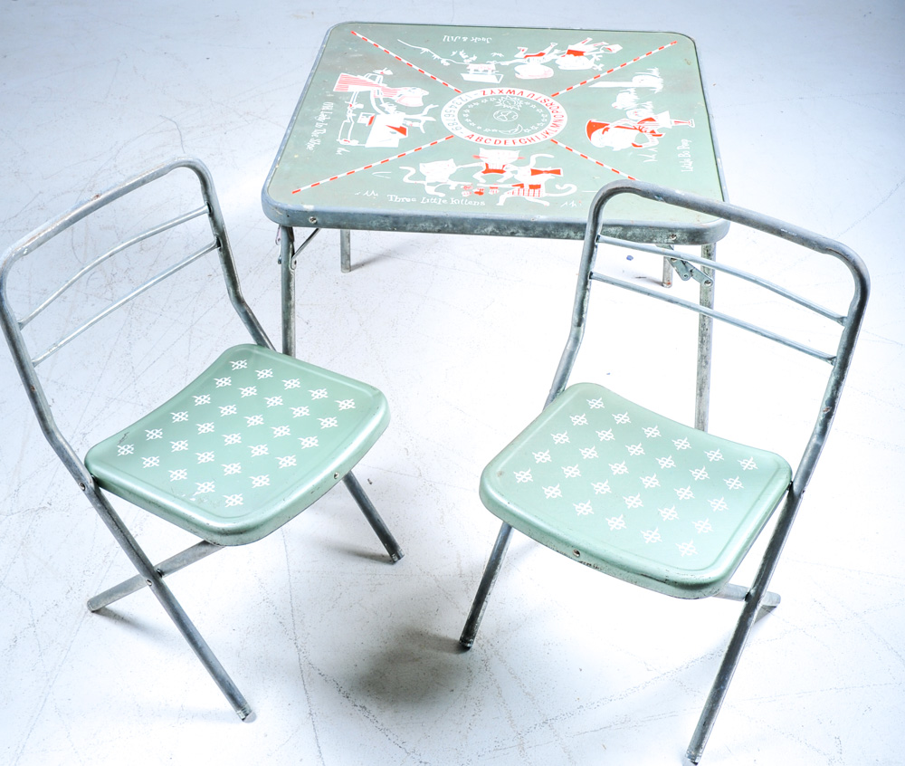 Child's Card Table Set EBTH