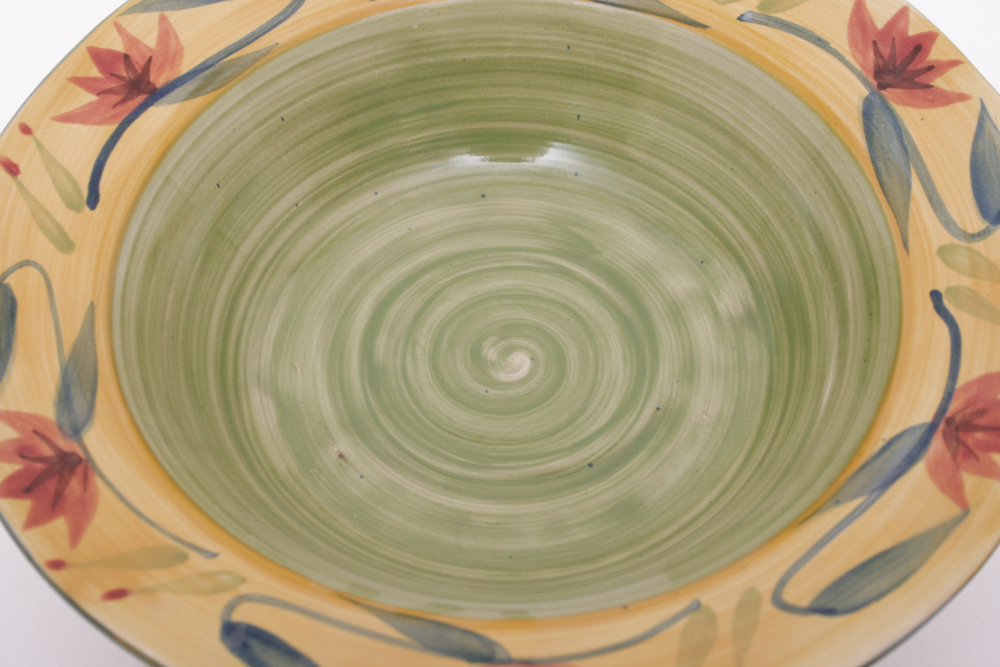 Ceramic Serving Platter and Bowl Set EBTH