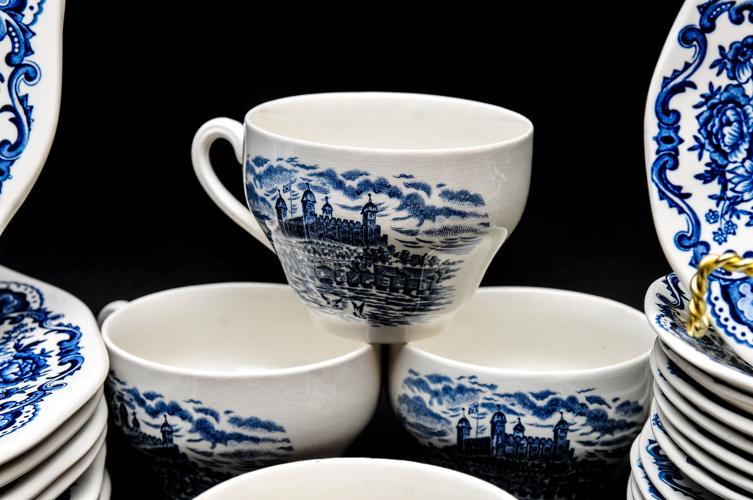 Set Of Royal Homes Of Britain Enoch Wedgwood Tunstall Ltd China EBTH    DAW0103 