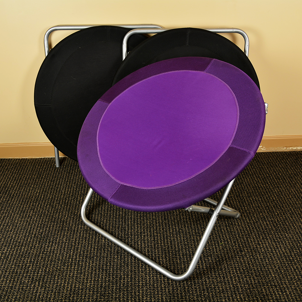 Trio of Folding Saucer Chairs EBTH