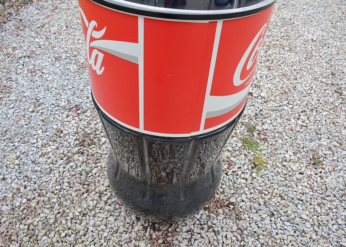 Large CocaCola Bottle Cooler Display EBTH
