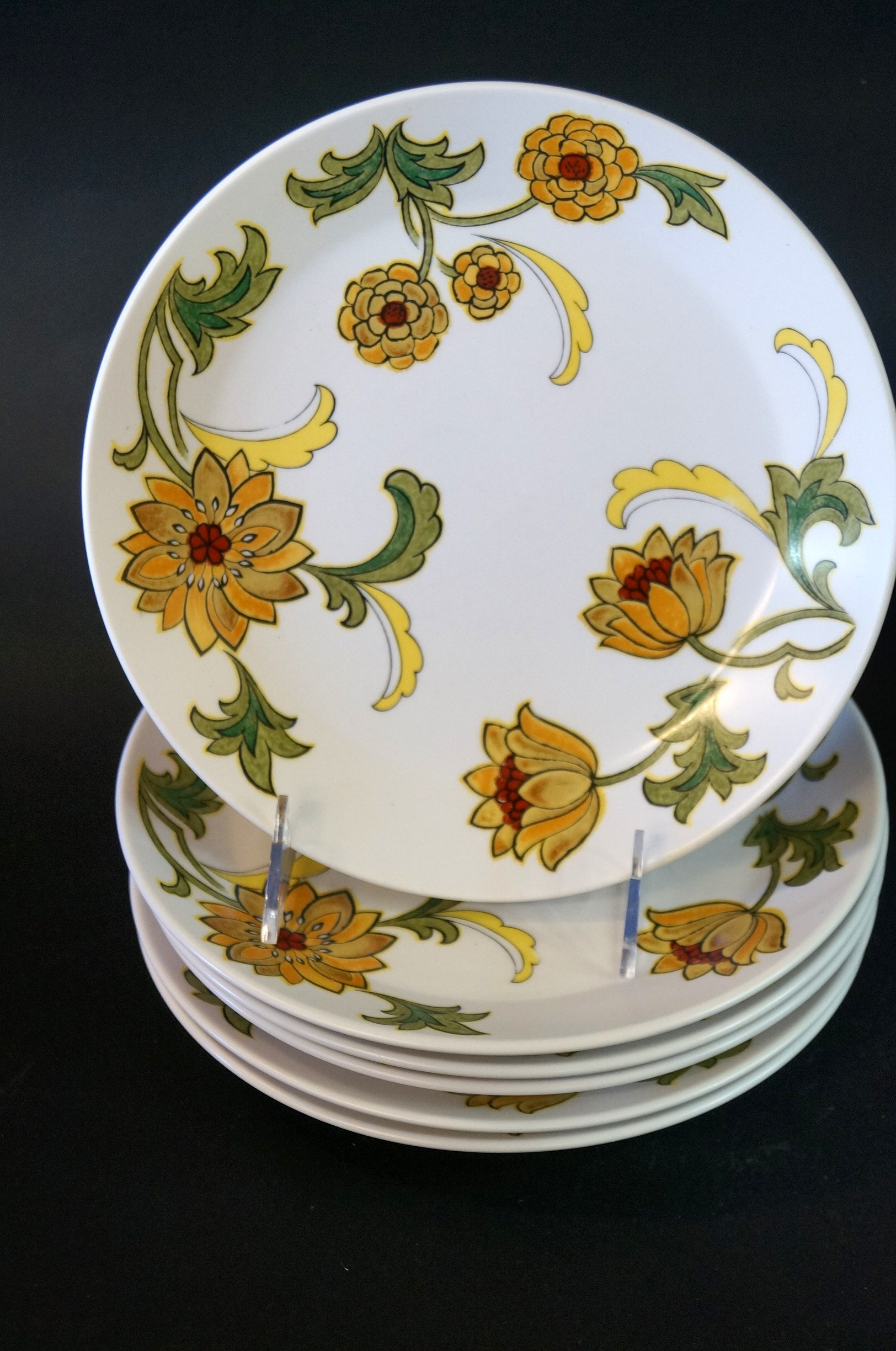 Circa 1970s Noritake Progression China in "Aloha" Pattern, Plates and