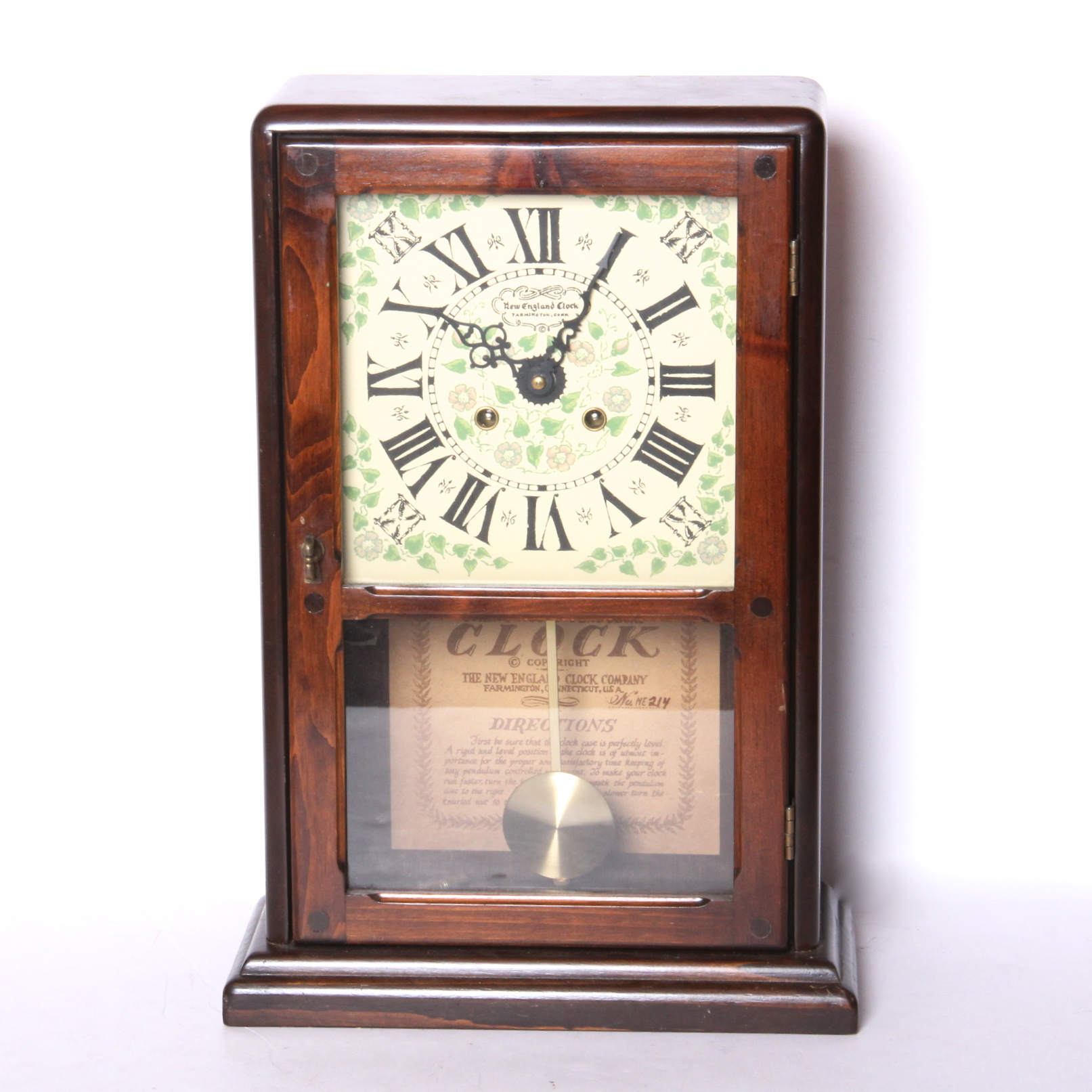 Vintage New England Mantle Clock EBTH