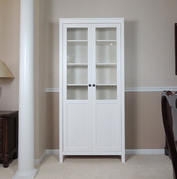 White IKEA Hemnes Hutch Cabinet | EBTH