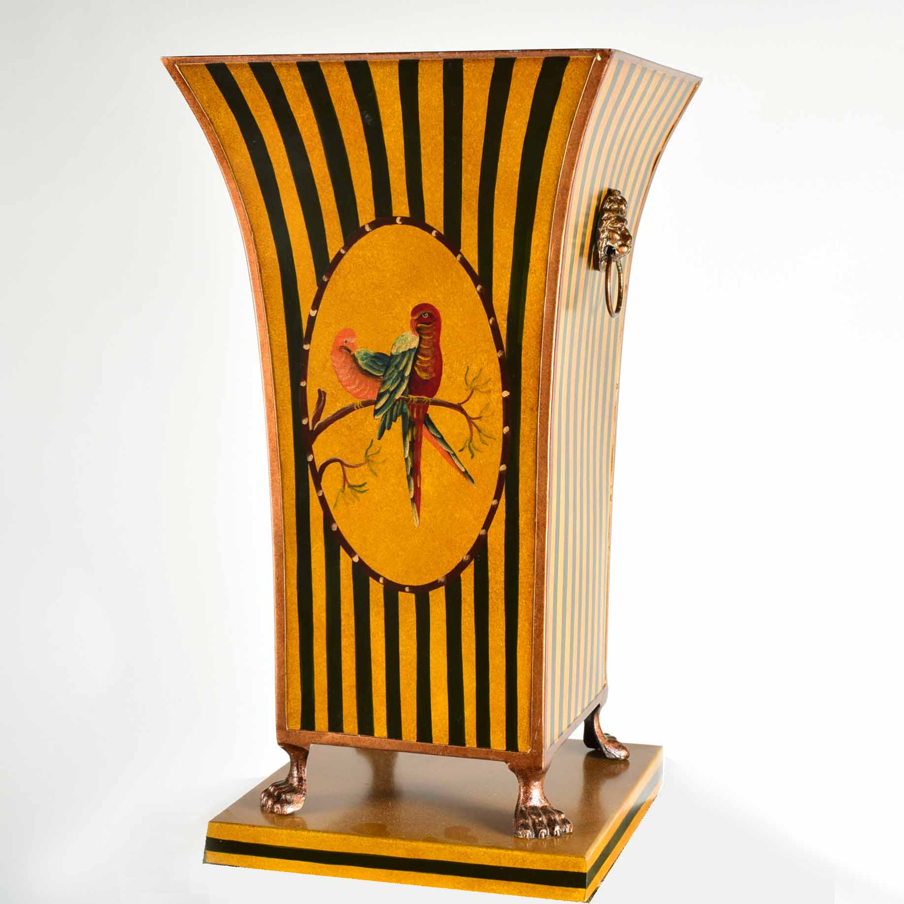 Hand Painted Metal Umbrella Stand EBTH