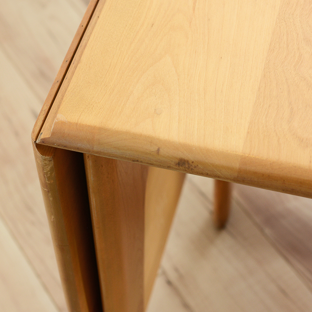 Mid Century Modern Heywood Wakefield Gateleg Dining Table and Chairs EBTH