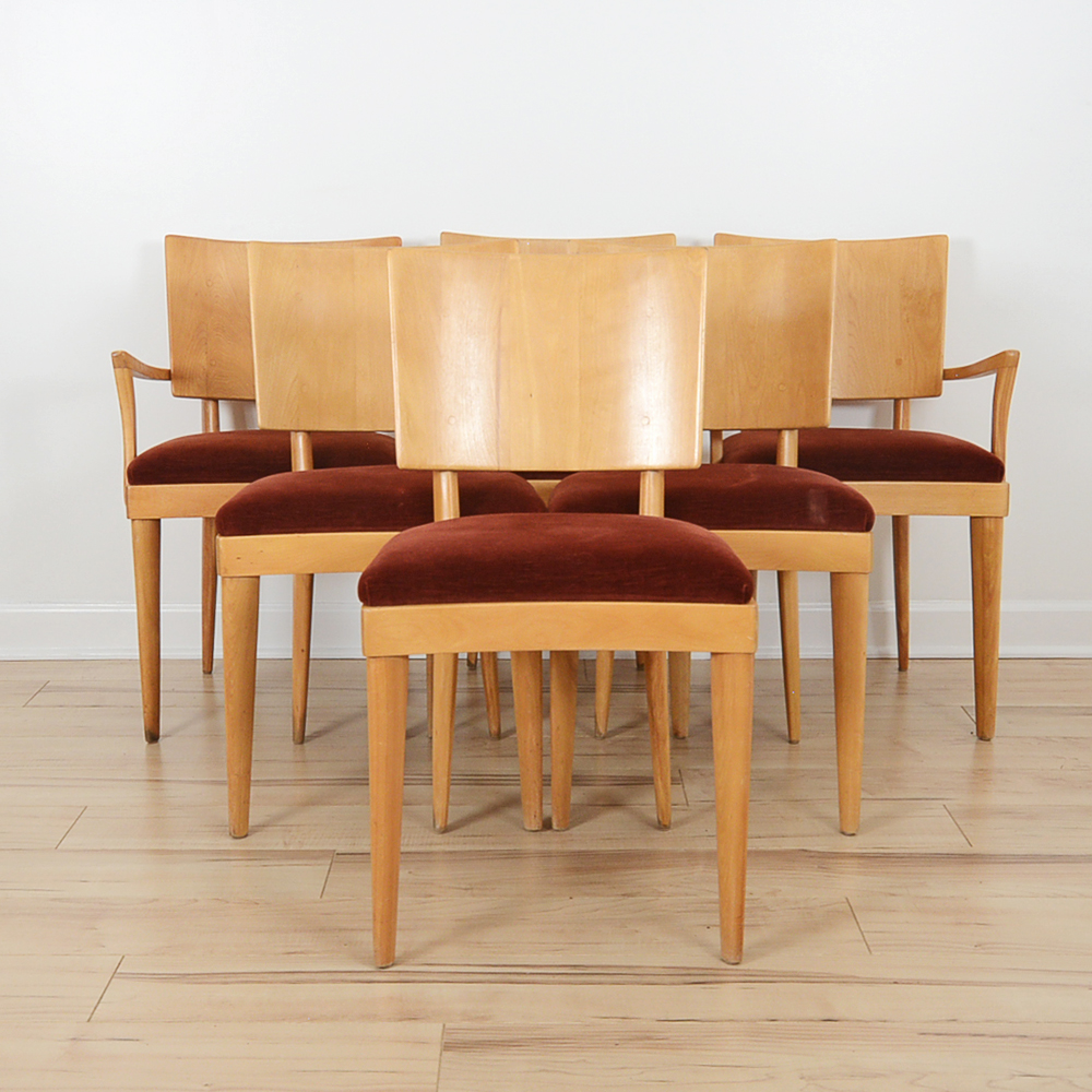 Mid Century Modern Heywood Wakefield Gateleg Dining Table and Chairs EBTH