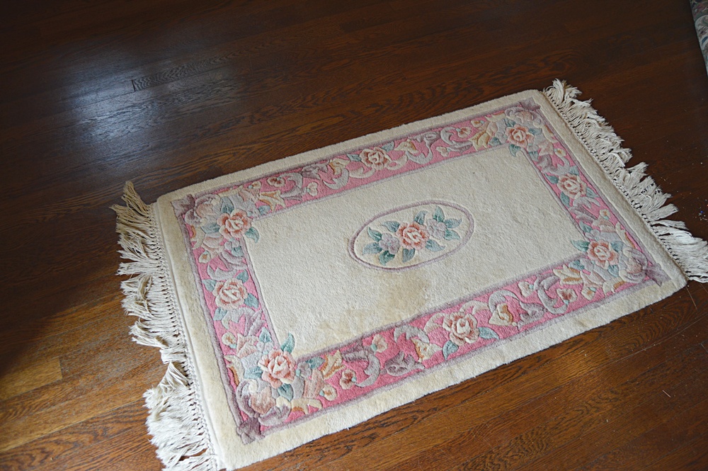 HandCarved Aubusson Style Chinese Wool Rug EBTH