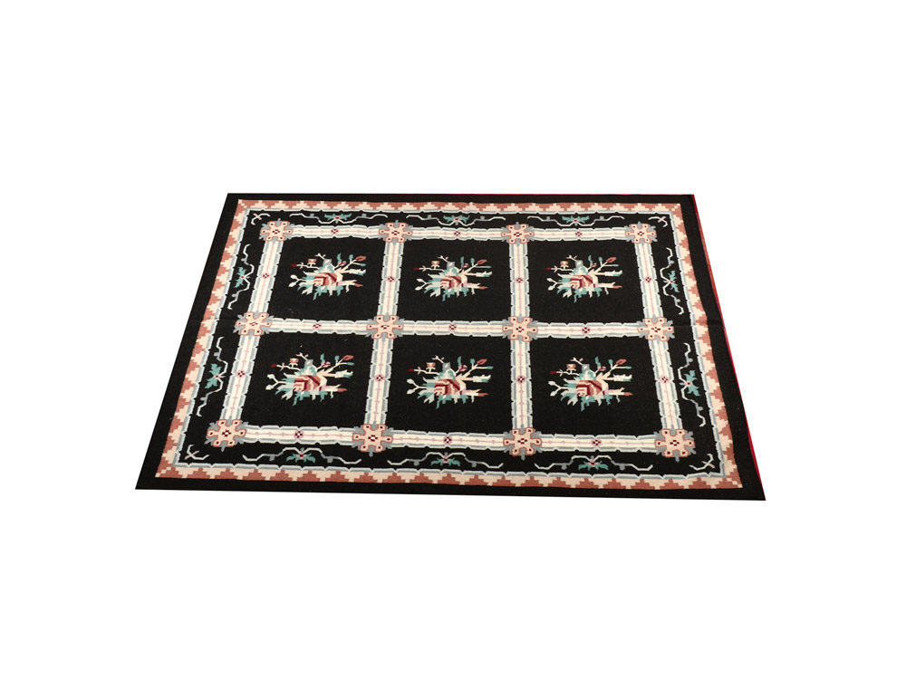 Handmade Flatweave Indian Dhurrie Rug EBTH