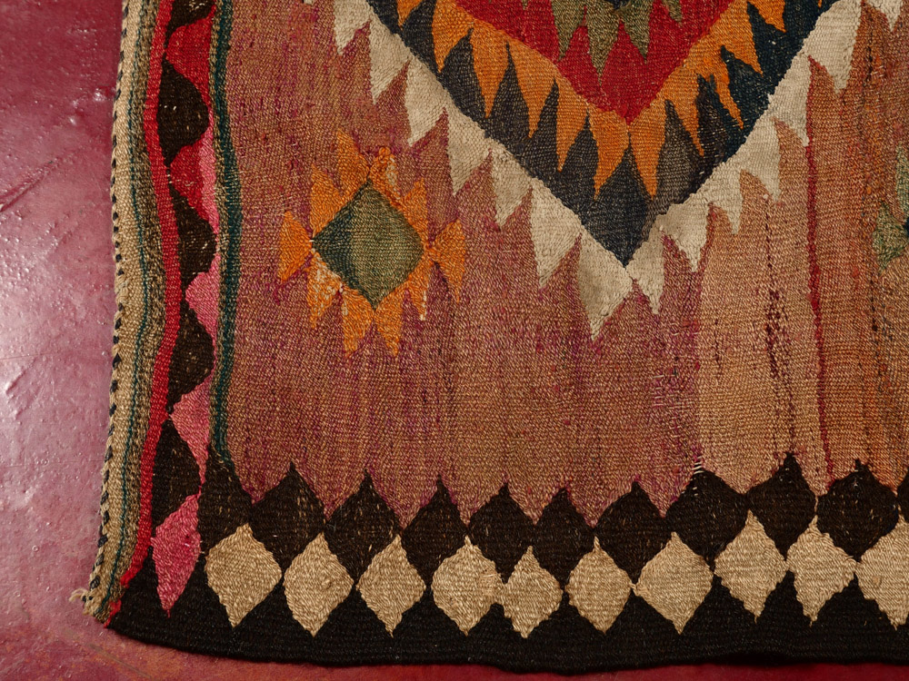Handwoven Iranian Kilim Area Rug EBTH