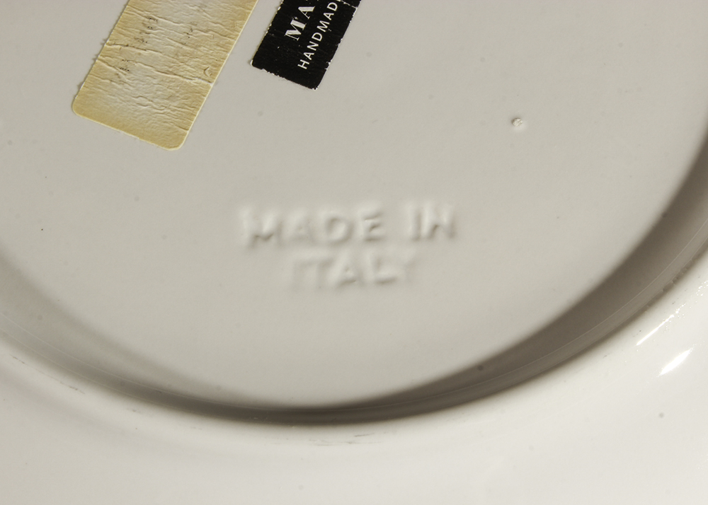 Italian Match Pewter Rimmed Dinnerware EBTH