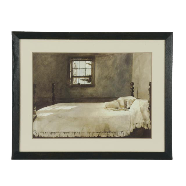 Andrew Wyeth Offset Lithograph Master Bedroom EBTH   CS1 8896 