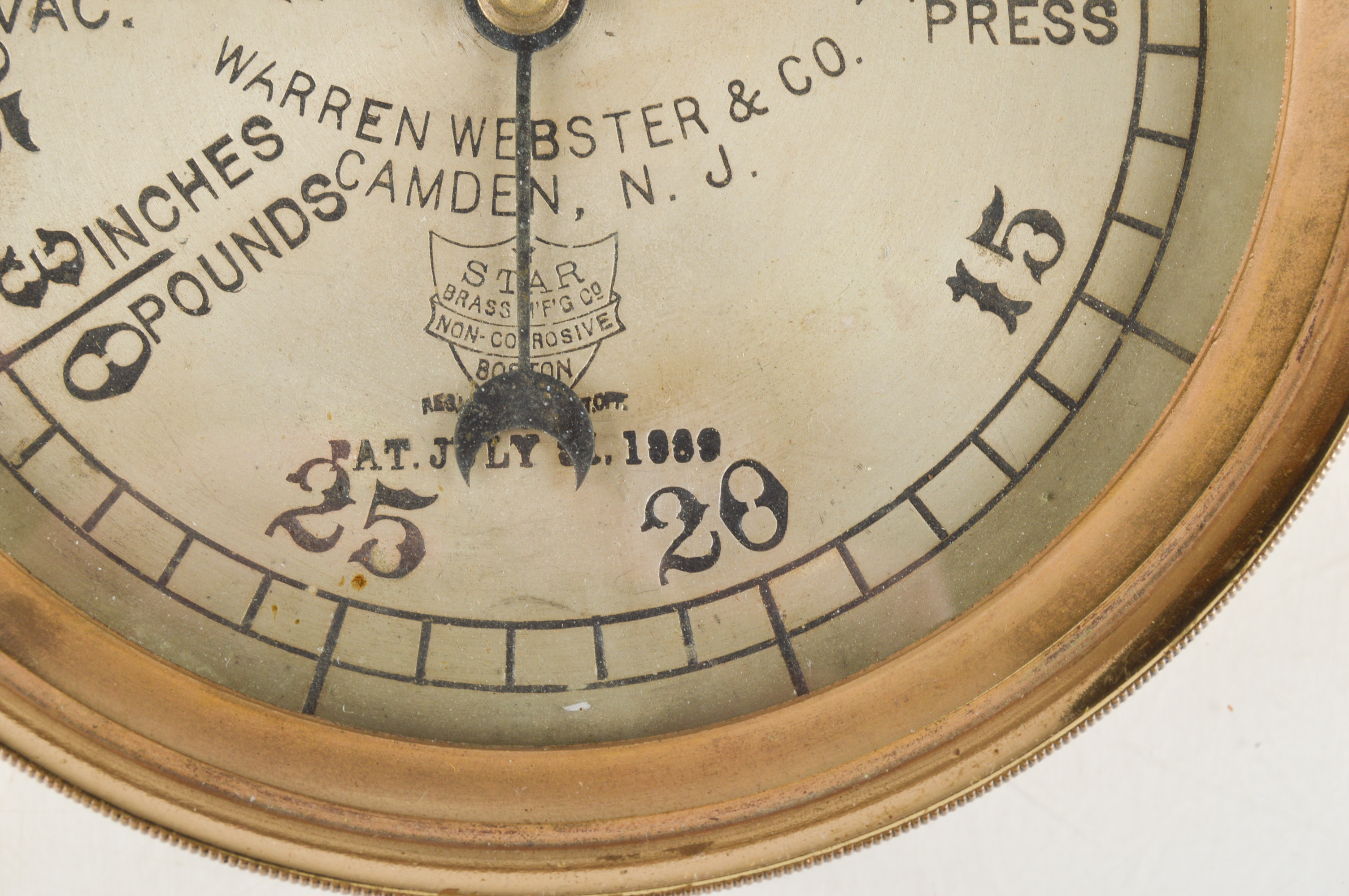 Antique ster Modulation System Steam Heating Gauge EBTH