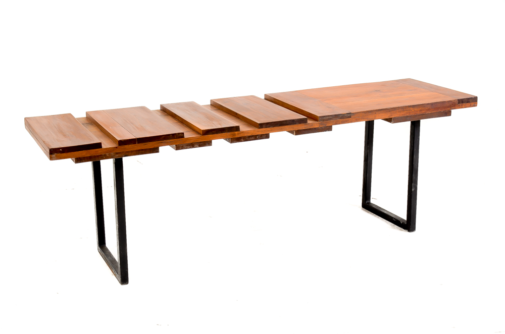 Walnut Indoor Bench EBTH