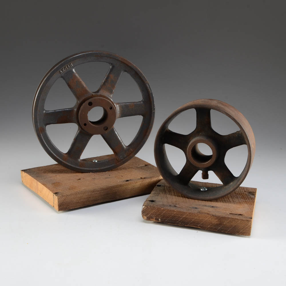 decorative pulley wheels