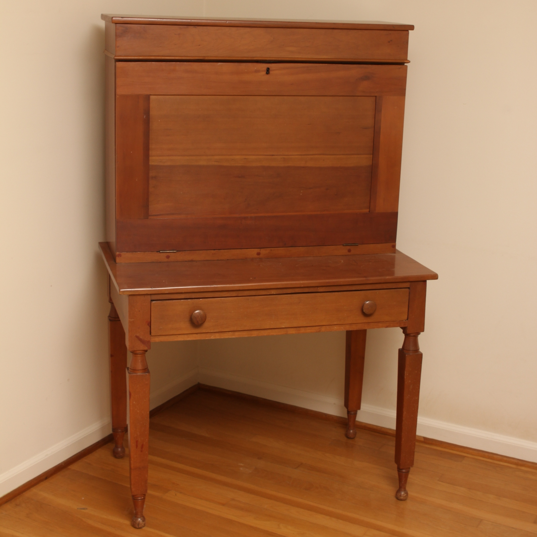 Plantation Style Walnut Writing Desk Ebth