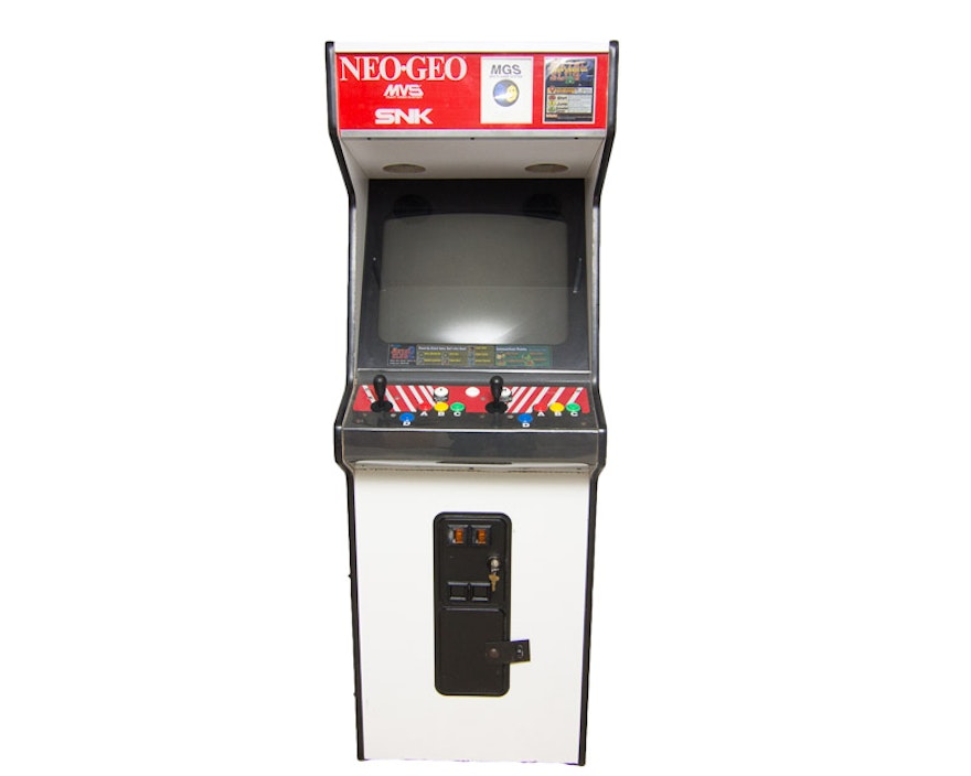 Vintage Neo Geo Mvs Arcade Cabinet Ebth