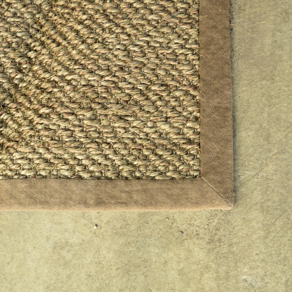 Large Square Sisal Rug EBTH