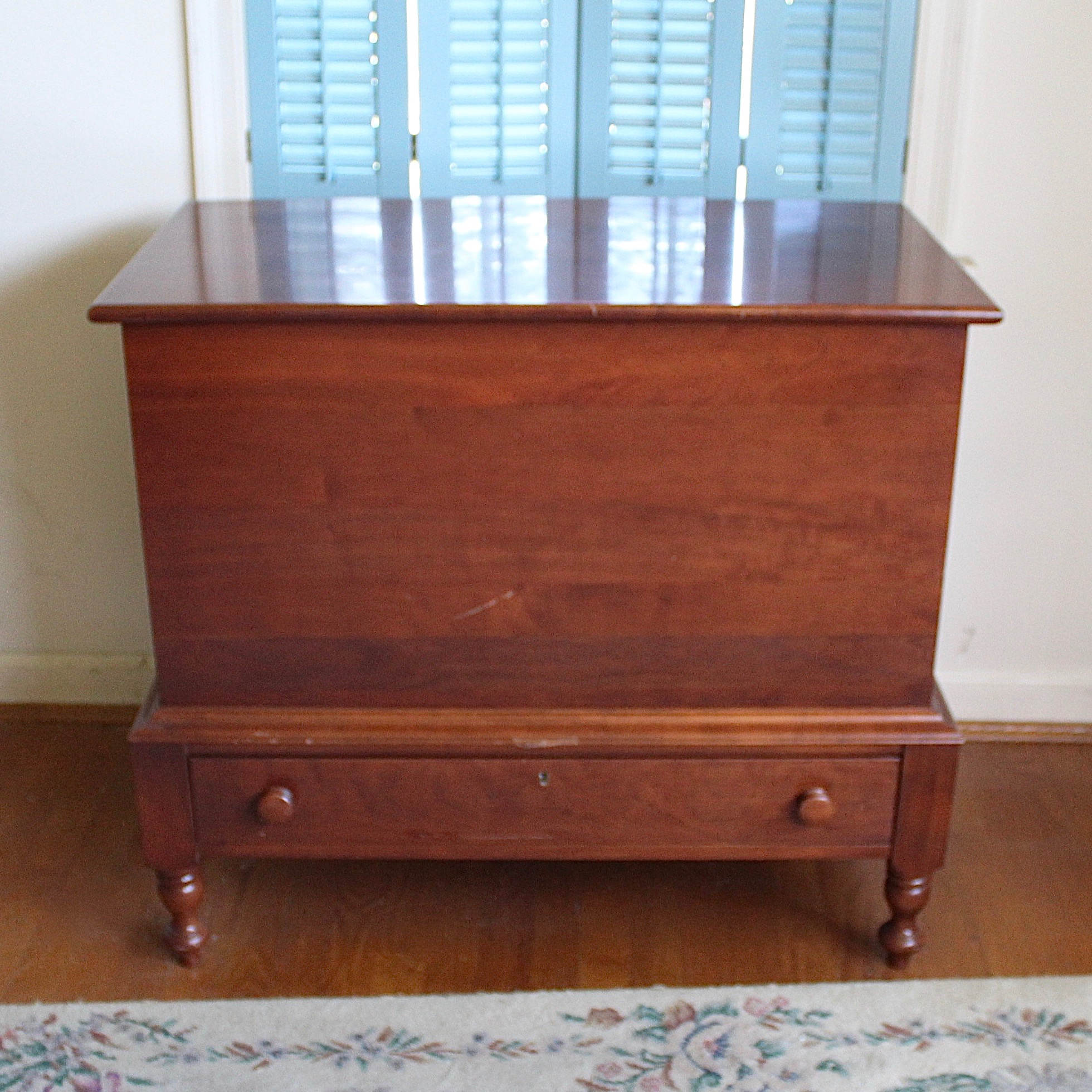 Solid Cherry Linen EBTH