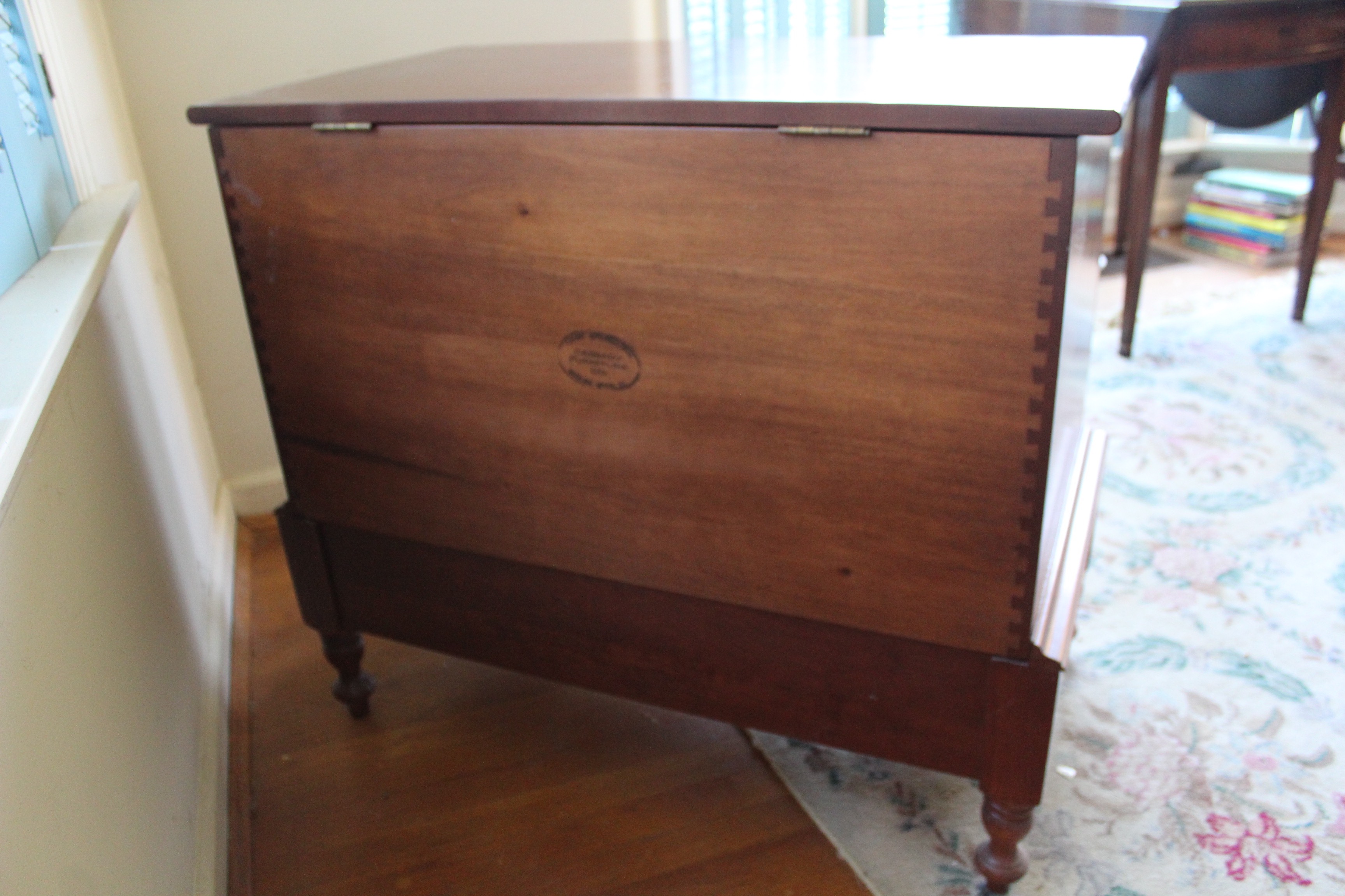 Solid Cherry Linen EBTH