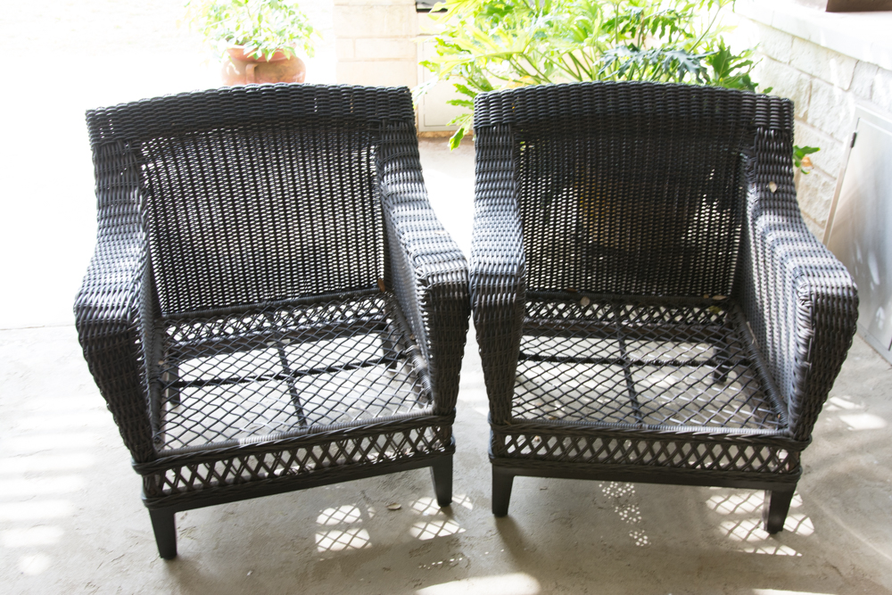 "Woodbury" Patio Chairs by Hampton Bay EBTH