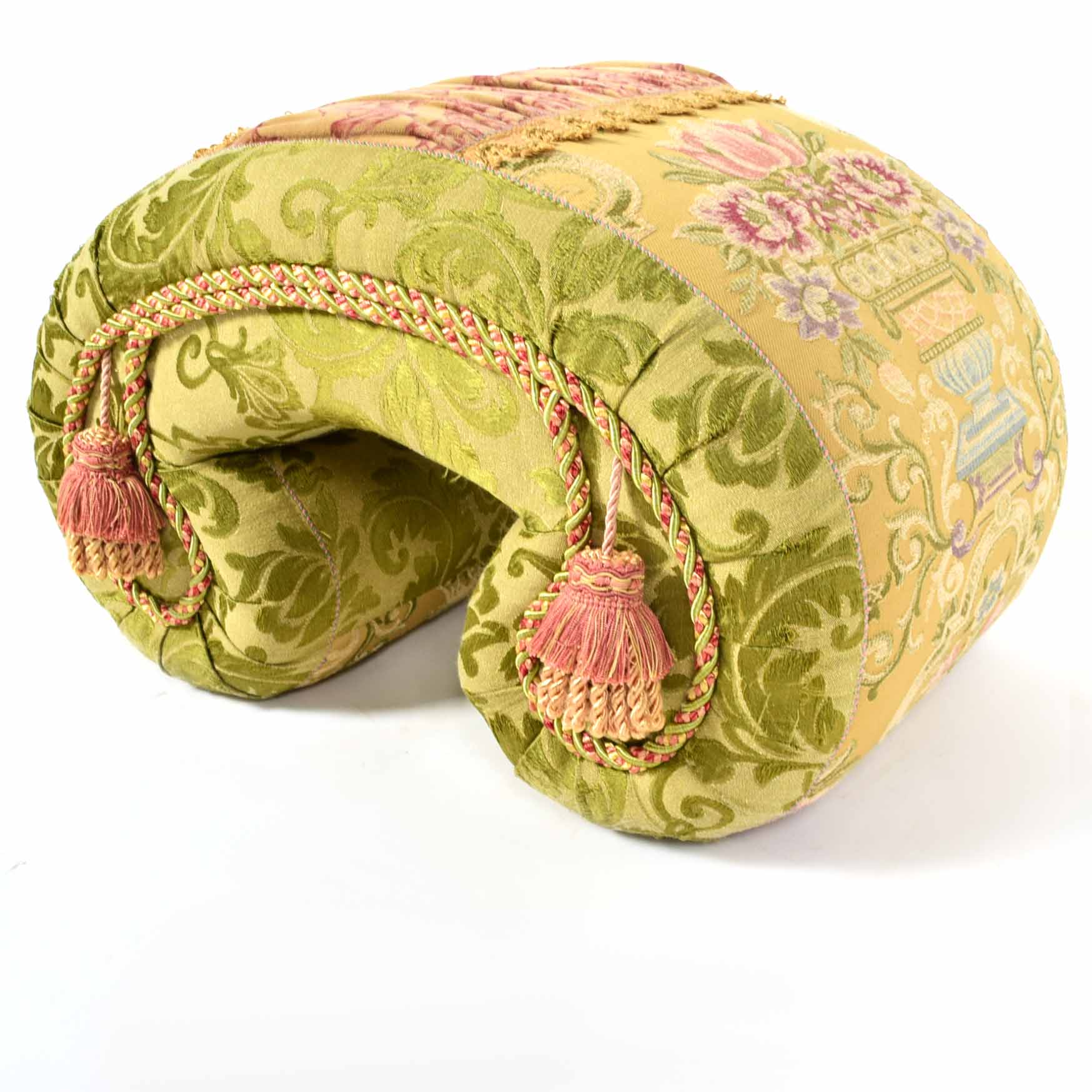 Arched Upholstered Ottoman Footstool EBTH