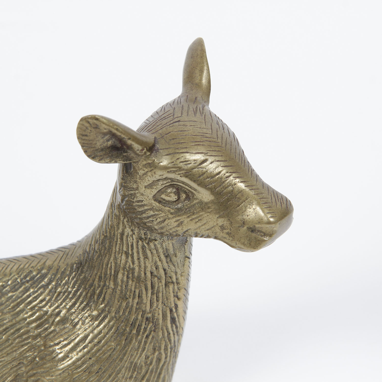 Pair of Fritz Brass Buck and Doe Sculptures EBTH