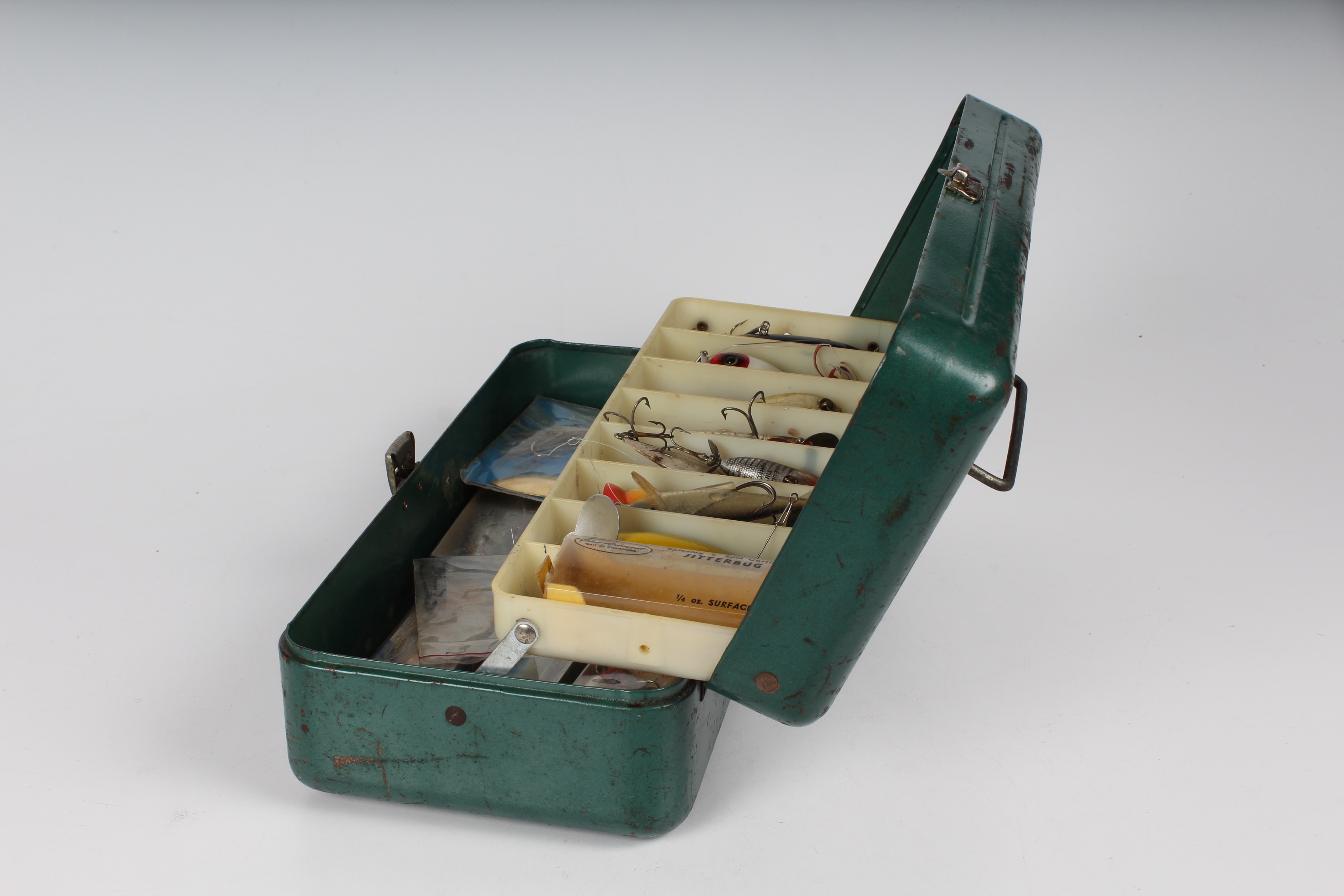 Vintage Fishing Tackle Box and Tackle EBTH