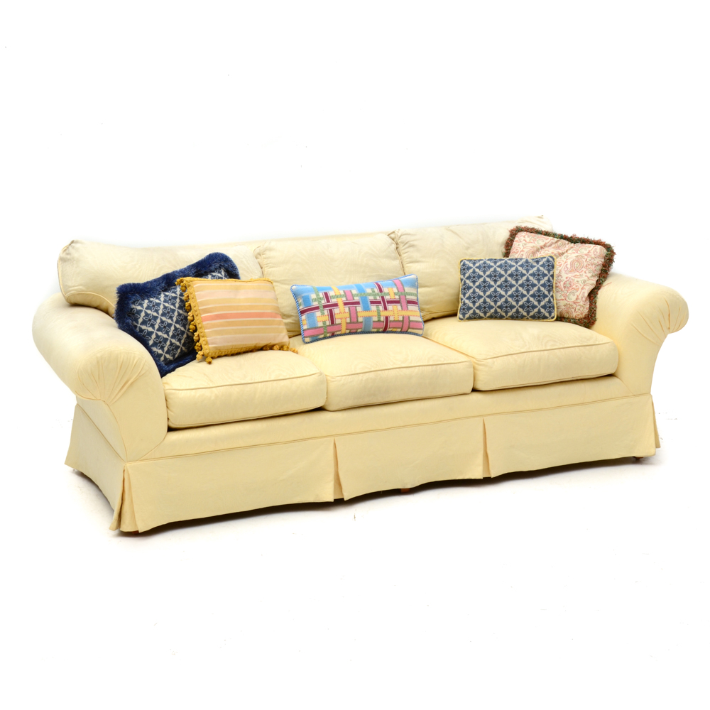 Pale Yellow Sofa EBTH