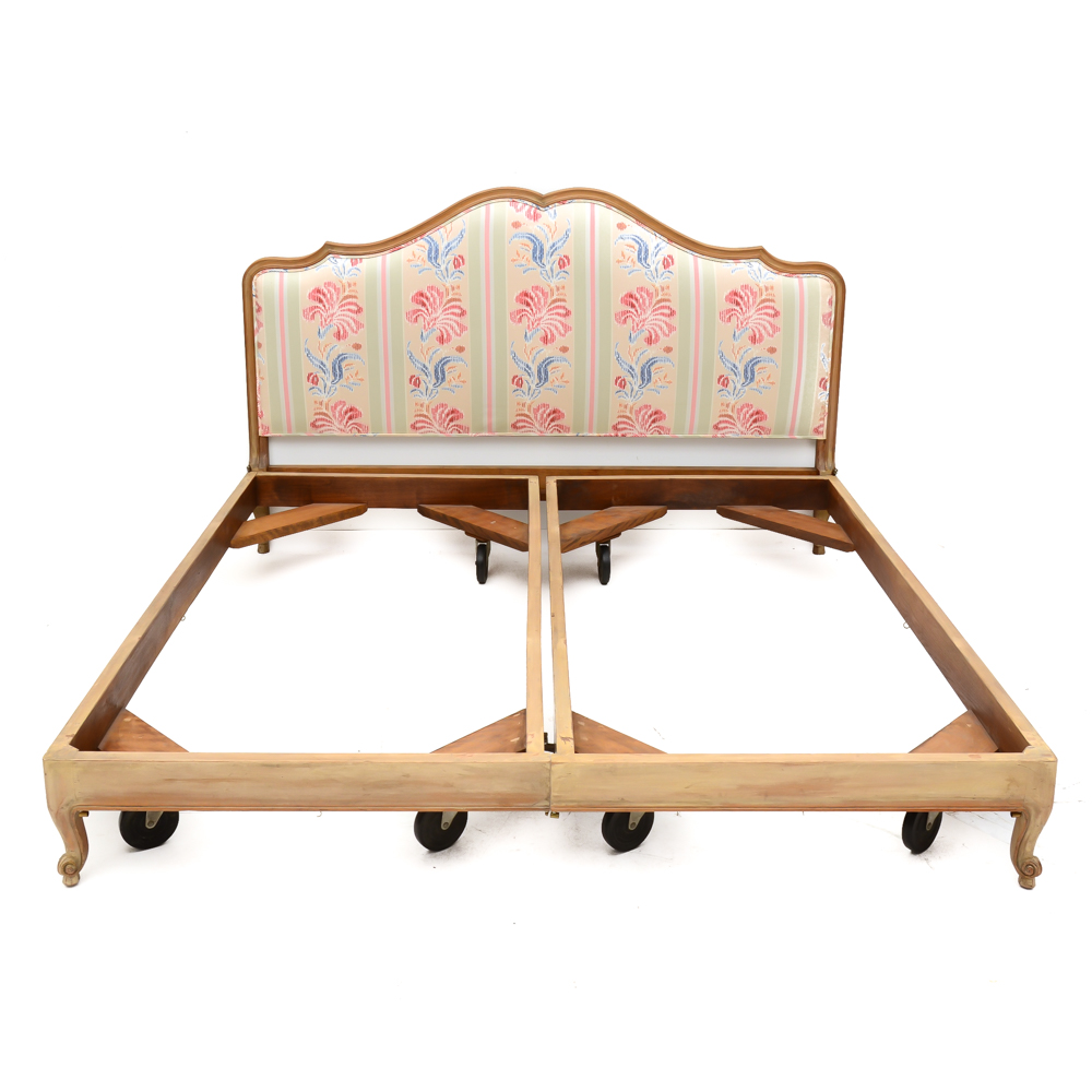 French Provincial Style King Bed Frame EBTH