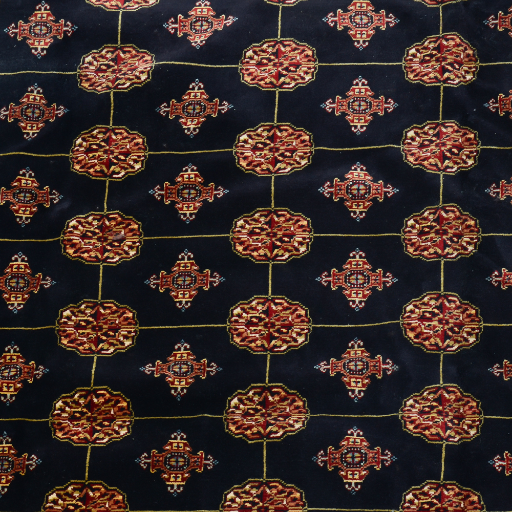 Karastan "Black Bokhara" Large Area Rug EBTH