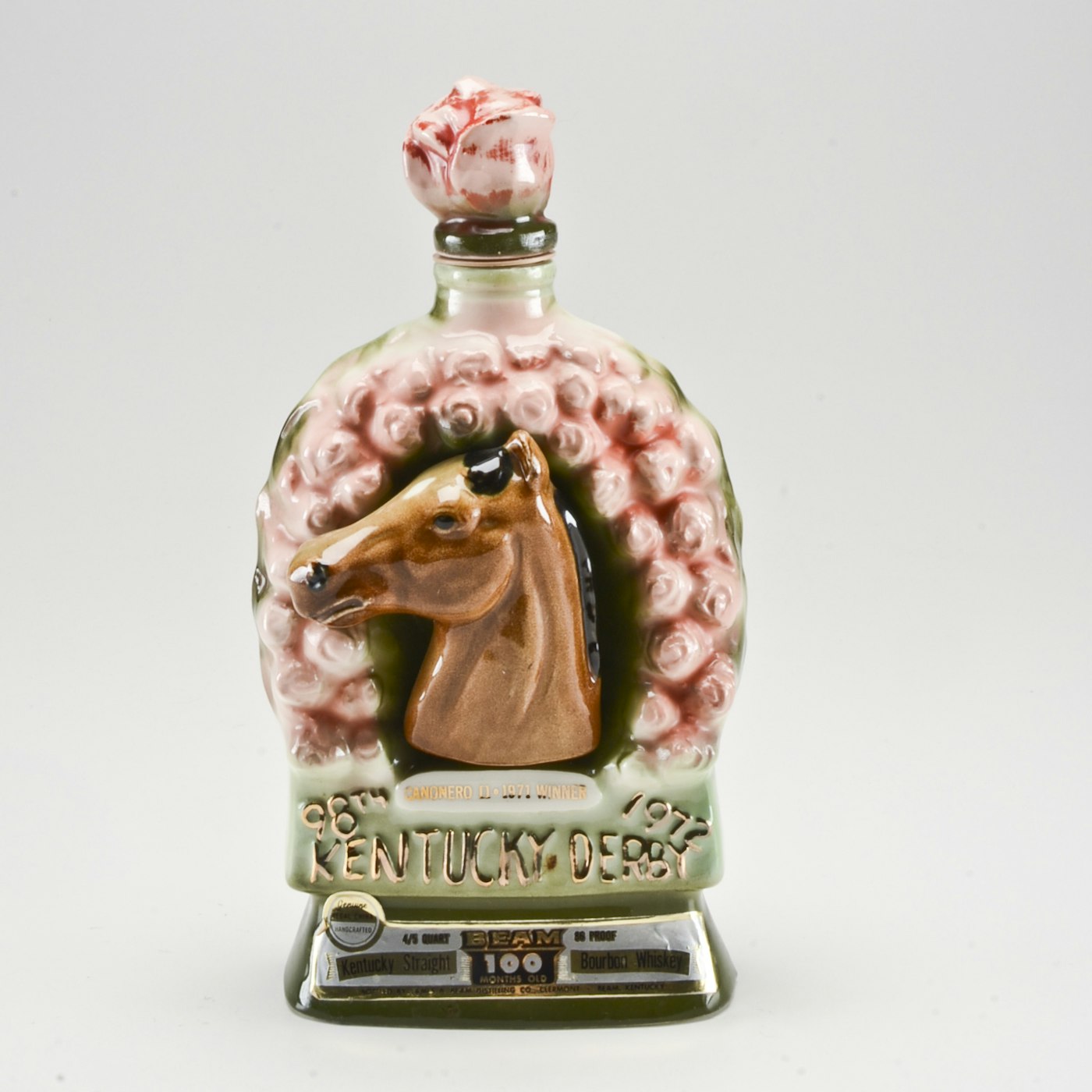 1972 Canonero II Jim Beam Kentcky Derby Regal China Whiskey Decanter EBTH