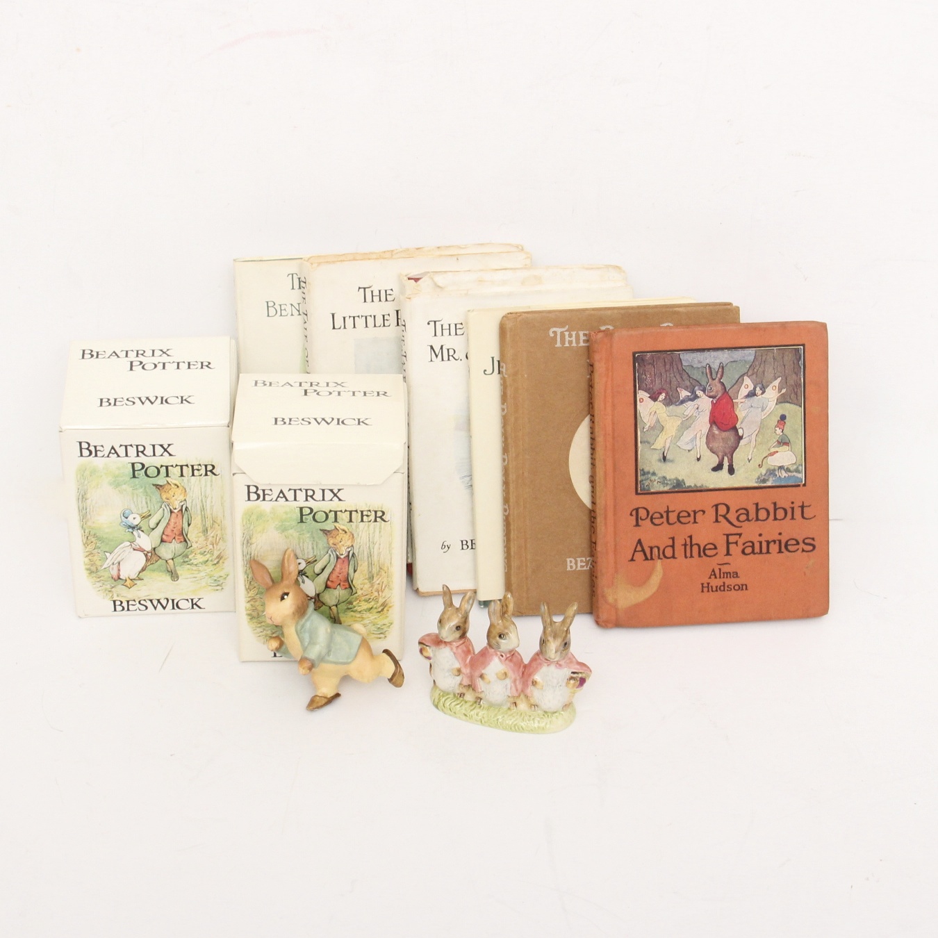 Collection of Beatrix Potter Books and Figurines EBTH