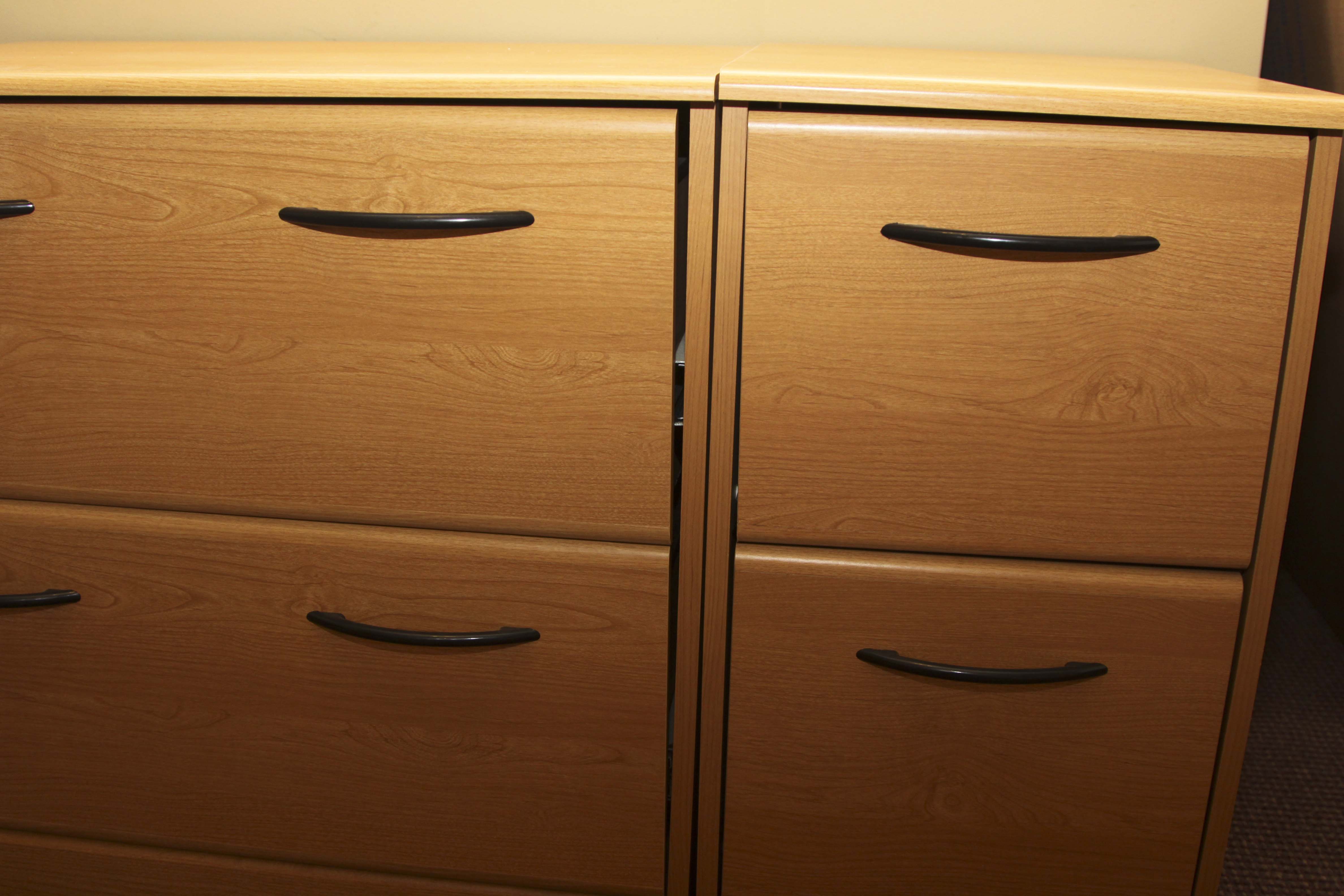 Pair of Sullivan Furniture Wood Laminate File EBTH