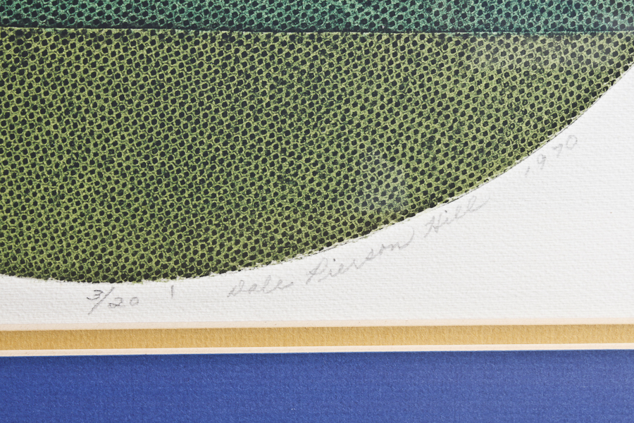 Dale Pierson Hill Collagraph EBTH