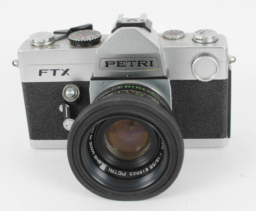 Appareil Photo Argentique Petri FTX 35mm - Zoom 55mm F/1.8, Années 1970, Occasion Bon état