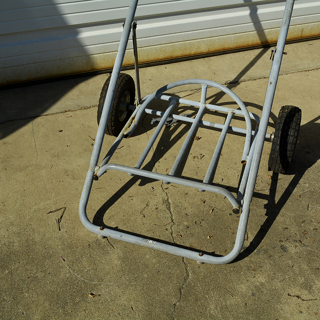 Trash Can Caddy with Wheels EBTH