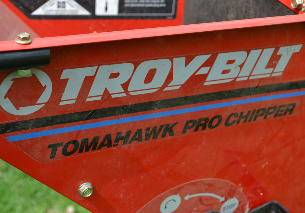 TroyBilt Tomahawk Pro Chipper EBTH