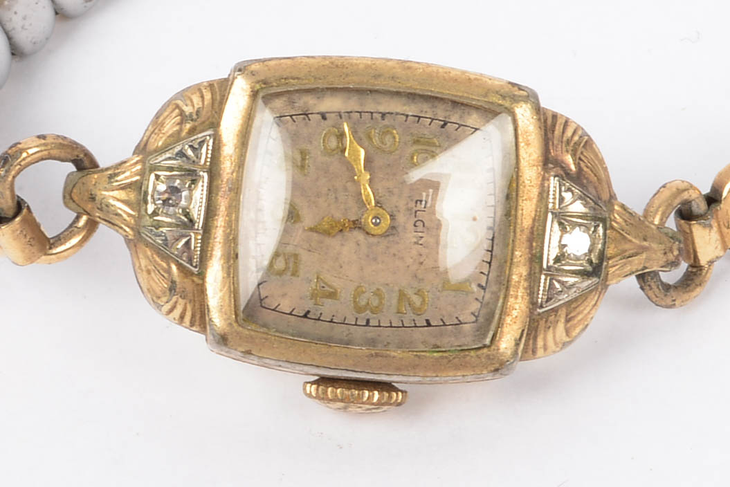 10K Gold Filled Antique Elgin Women's Watch EBTH